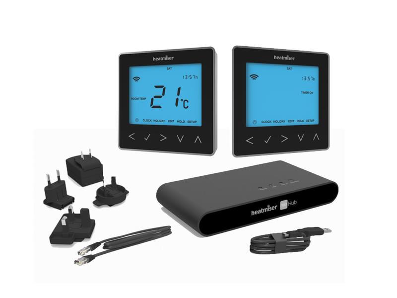 Heatmiser NeoKit 2 Gen 2 Heating & Hot Water HomeKit-Enabled Black Heatmiser NeoKit 2 Gen 2 Heating & Hot Water HomeKit-Enabled Black