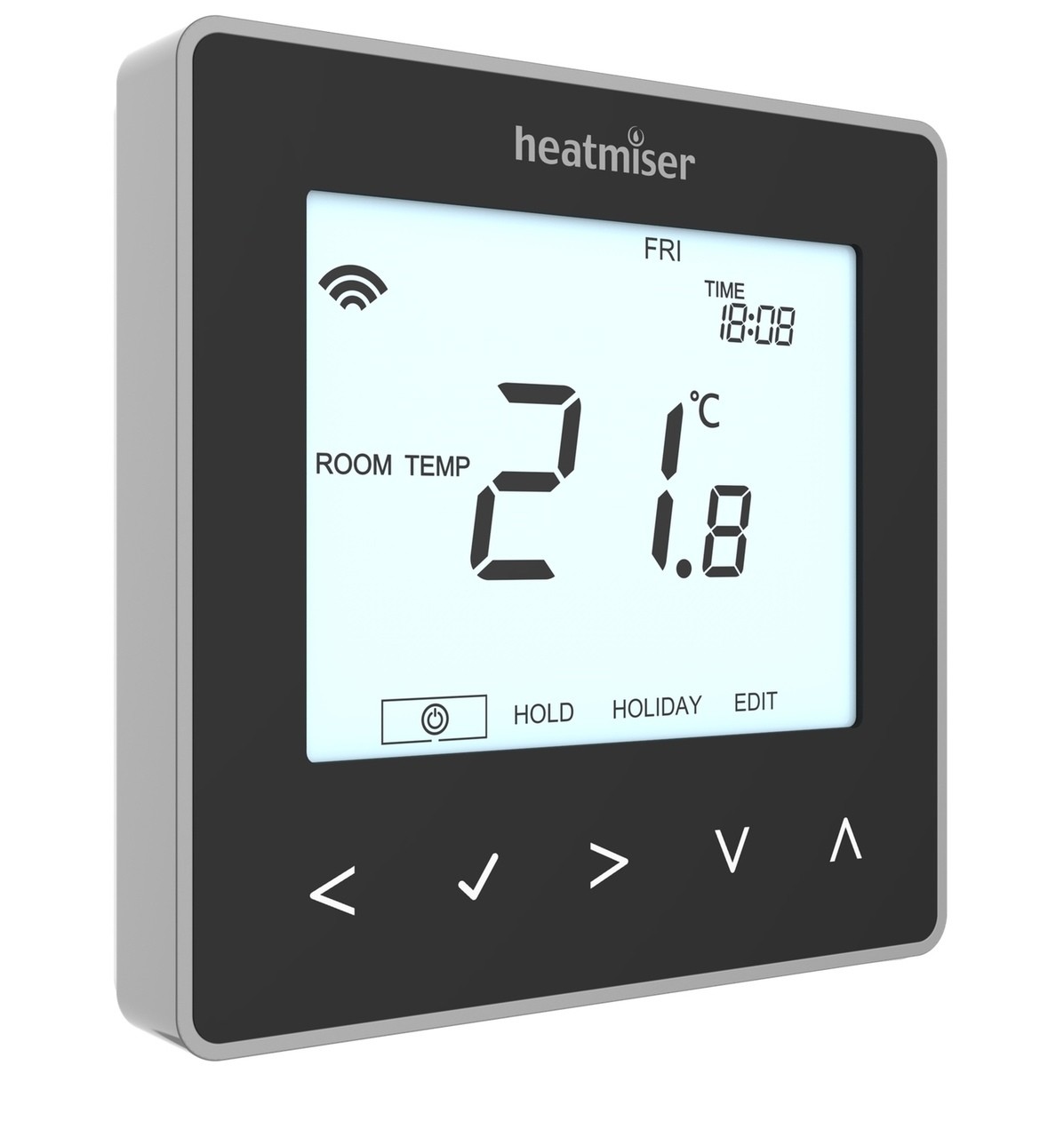 Heatmiser neoStat Programmable Digital Thermostat Black