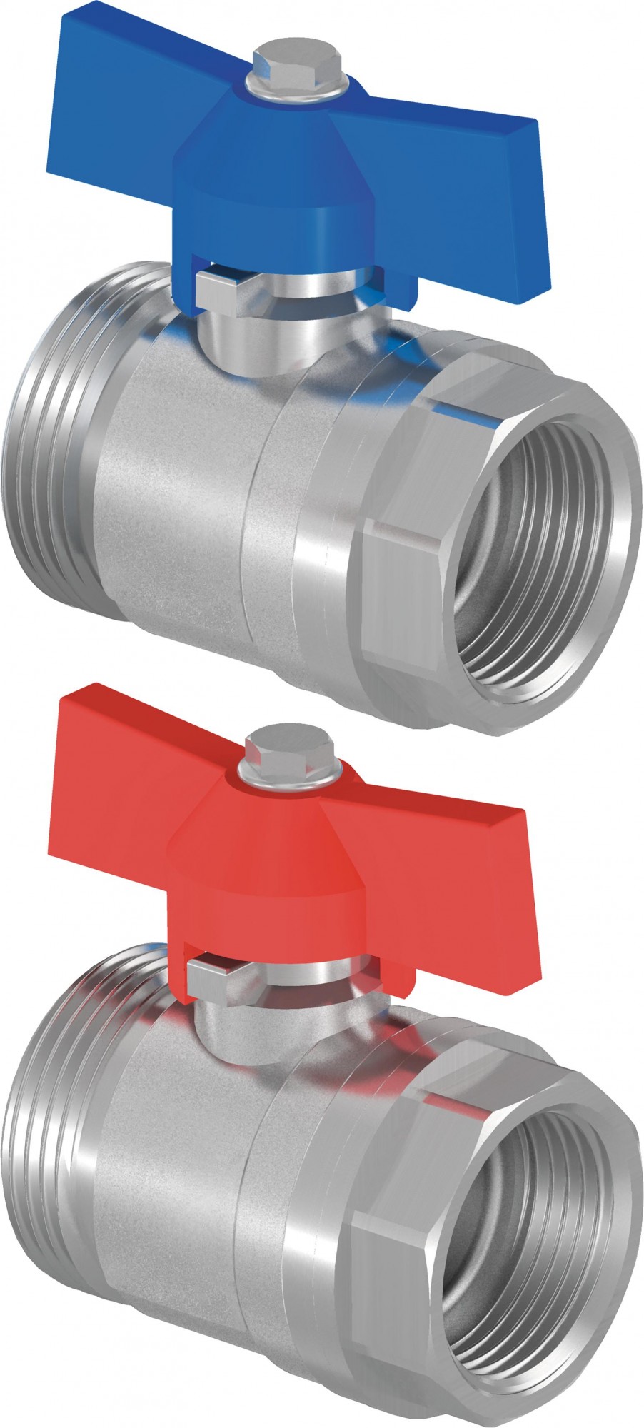 Image 1 of Uponor 1086558 1" straight Vario S Manifold Ball Valve
