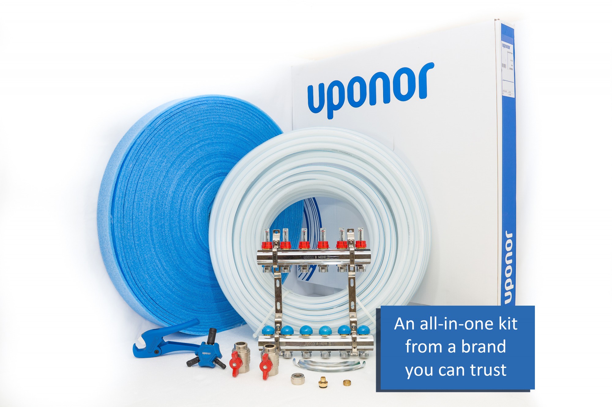 Image 1 of Uponor Screed Multi Area Underfloor Heating Kit Image 1 of Uponor Screed Multi Area Underfloor Heating Kit