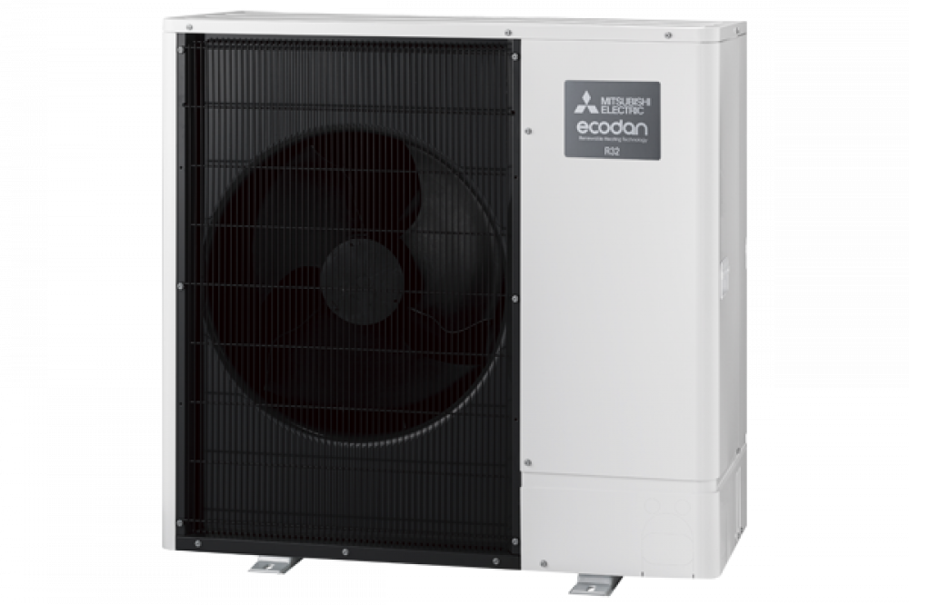 Image 1 of ecodan 613639 14kW R32 1Ph Mono ASHP Zbdn & 300L Pre-Plumbed Large Std Cylinder Pkg