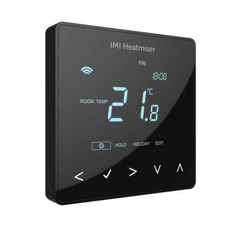 Image 2 of IMI Heatmiser neoStat  WiFi Thermostat Carbon Black