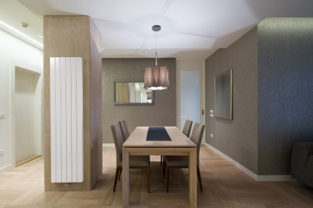 Image 2 of Ignis Core White Vertical Flat Tube Radiator 1600mm x 433mm Single Panel